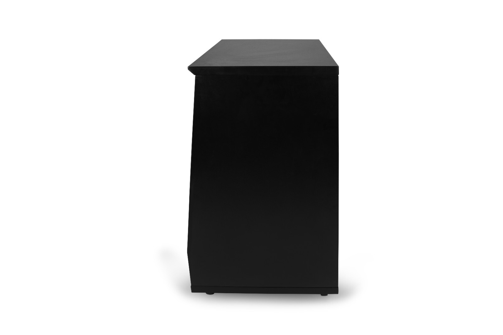 Gator Elite Series 12U Angled Studio Rack with Locking Casters – Black Finish