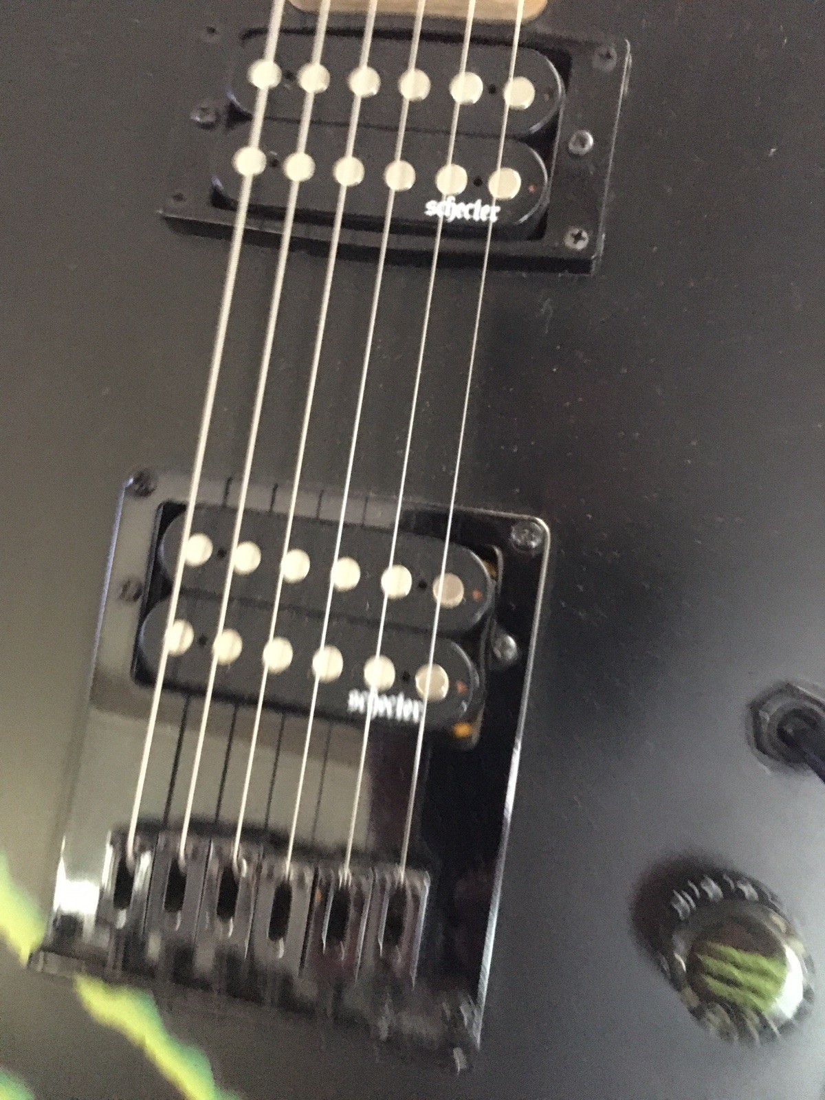 Schecter Diamond Telecaster Monster Branded 6 String Electric Guitar Collectors