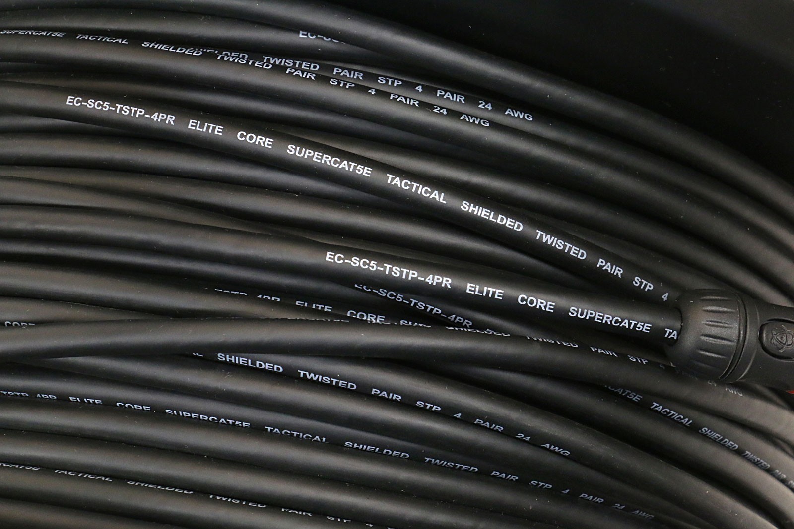 Ethernet Super CAT5E 328 ft Tactical Shielded Reel Snake Cable -Neutrik RJ45