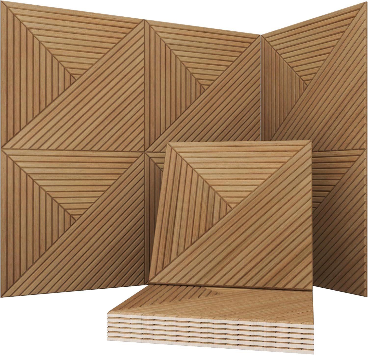 Soon Global 6-Piece Decorative Acooustical Wall Panels 23.62″ – Arcadian Vortex