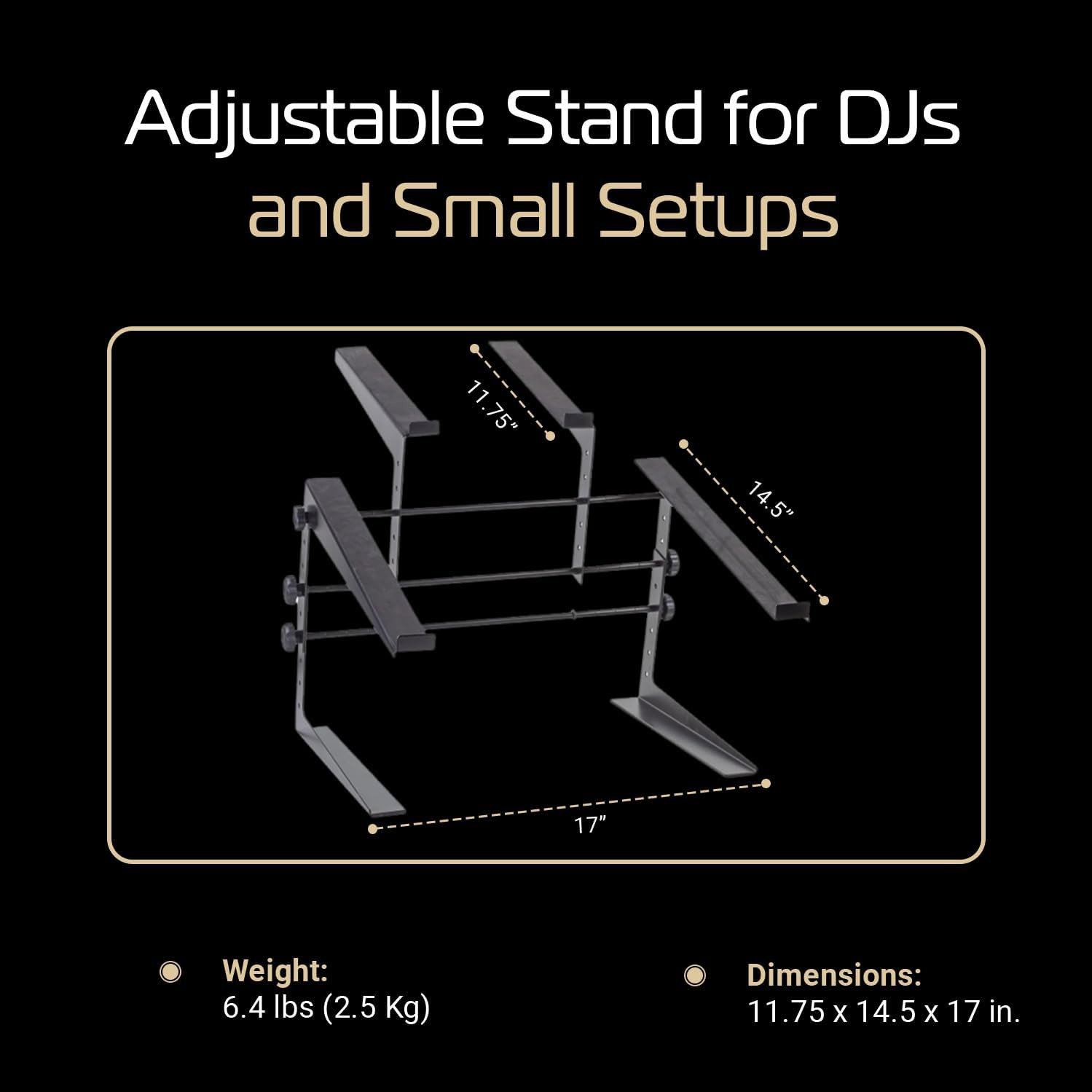 Laptop & Controller Stand, Adjustable Settings, Matte Finish