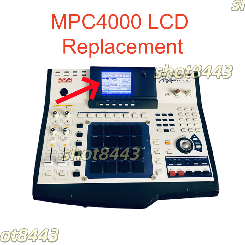 For Akai MPC4000 LCD Display Screen Replacement Plug & Play