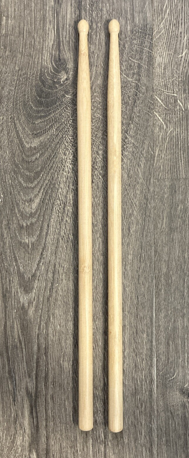New 5A Durable Bamboo drum Sticks Better Than Maple/Hickory 1 Pair Or Buy Bulk