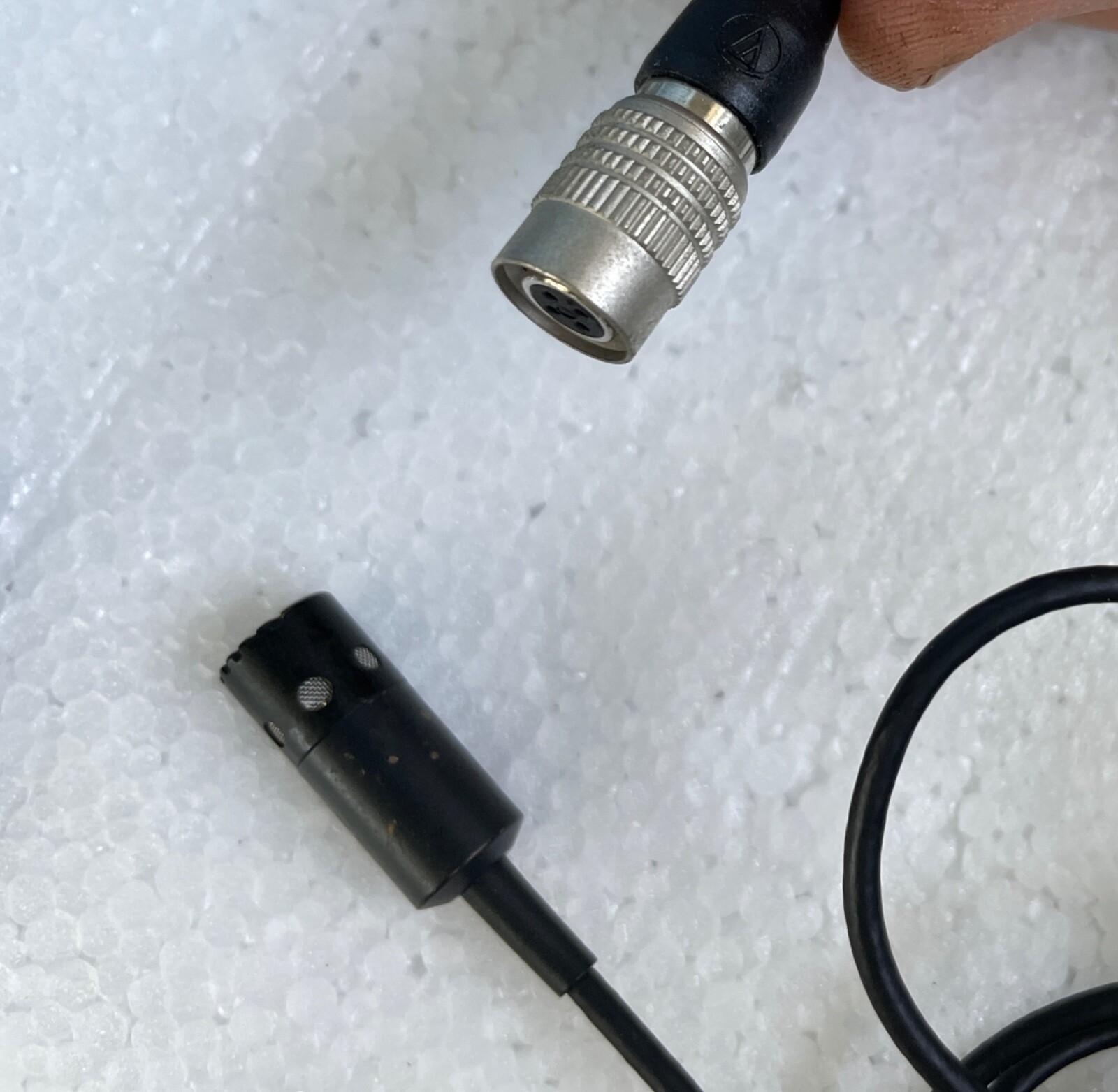 Audio-Technica AT831cW Lavalier Microphone – For AT Wireless System w/ Clip