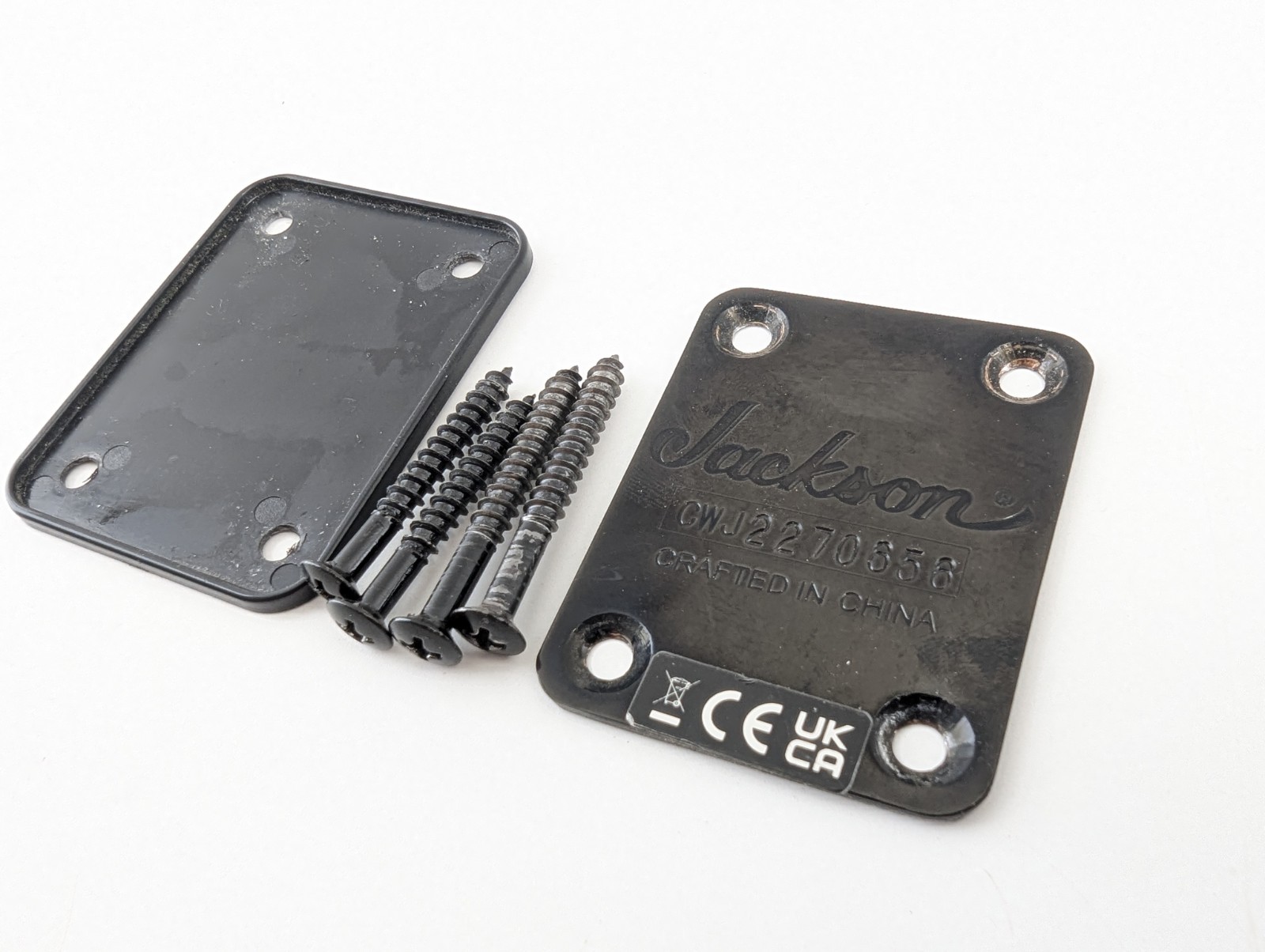 Jackson JS Neck Plate With Screws And Backing Plate Gasket