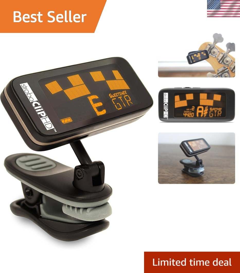 StroboClip HD Clip-On StrobeTuner – High Definition