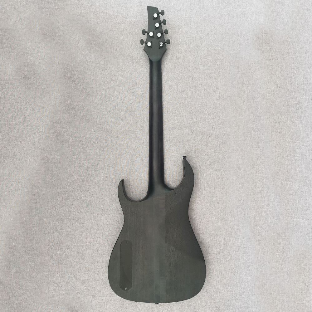 6 String Electric Guitar Neck Through the Body 24frets solid BK part black body