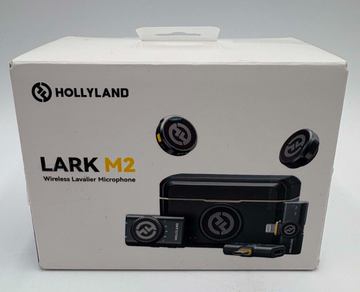Hollyland Lark M2 Wireless Lavalier Microphone Lightning/USB-C/Plug Noise Cancel