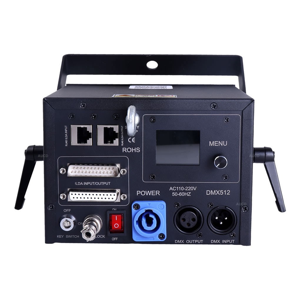 5W Stage Projector Laser Lights iOS Android App RGB Animation DMX iLDA DJ Party