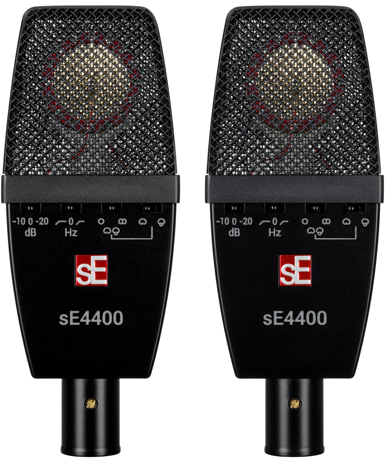 Pair Se Electronics sE4400 All Metal Condenser Microphones w/Switchable Patterns