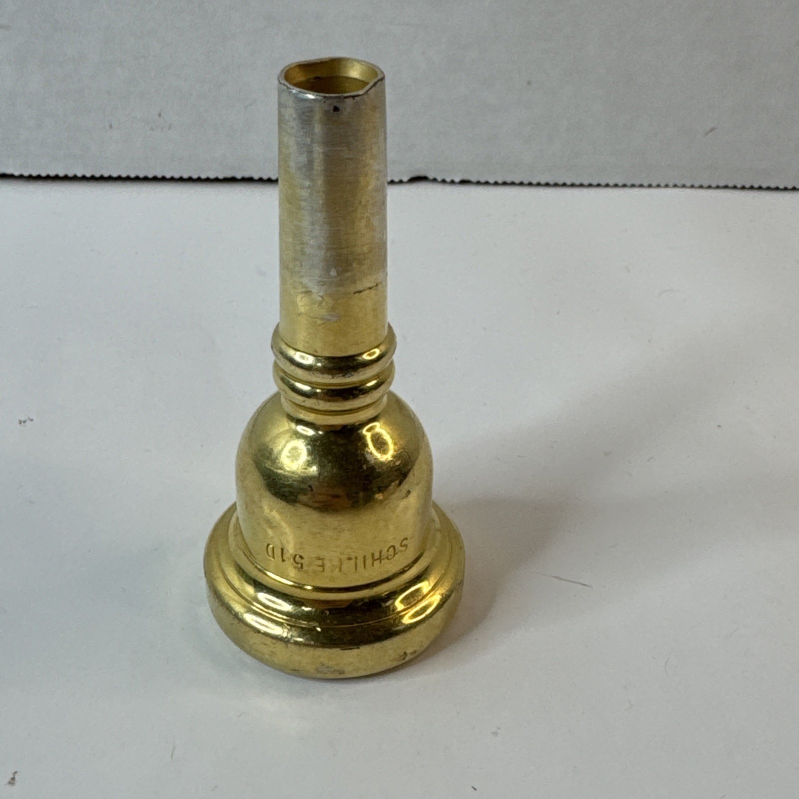 Schilke 51D Standard Series Large Shank Trombone Mouthpiece – Gold Plated