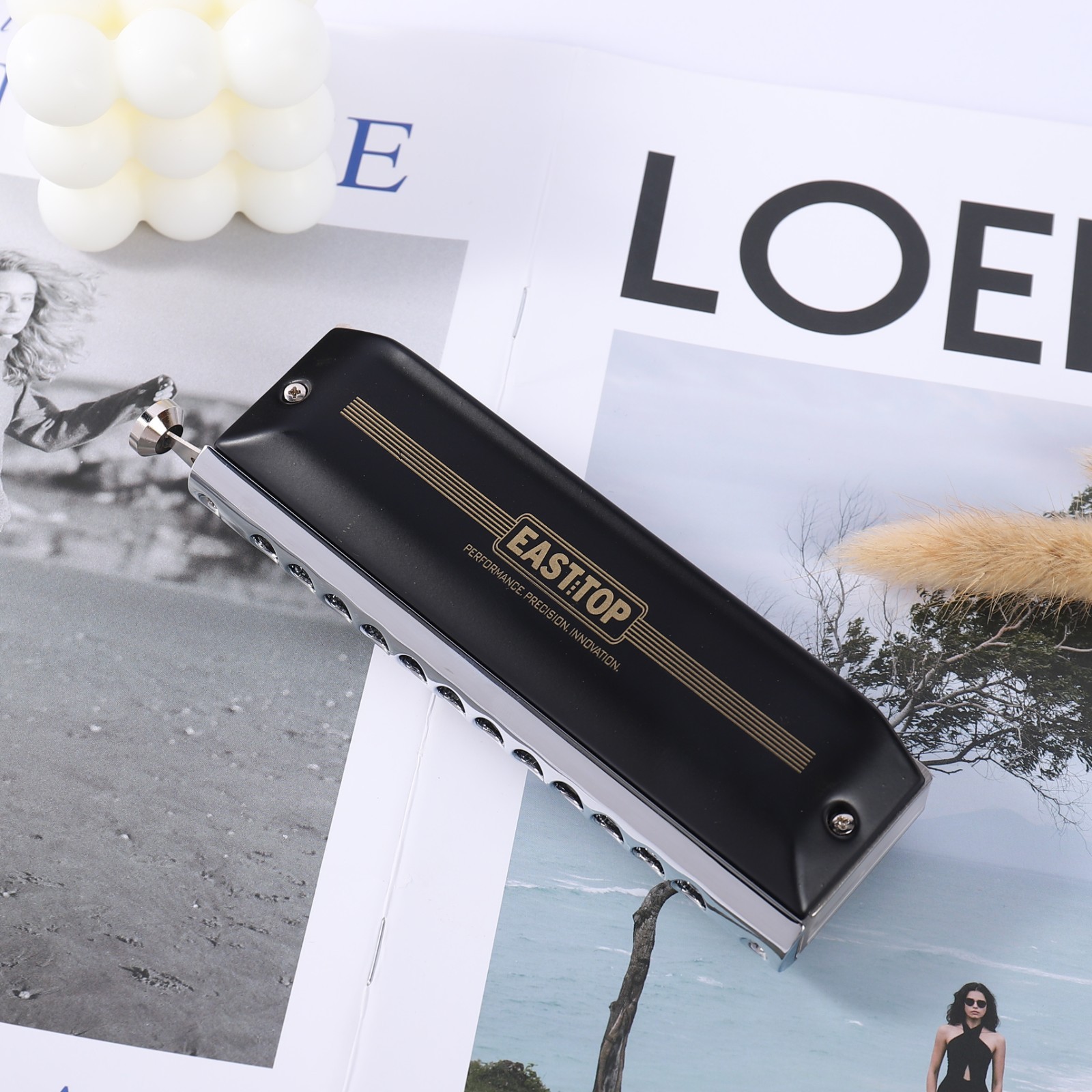 EASTTOP Forerunner Chromatic Harmonica 12Hole Mouth Organ New Style Harmonica US
