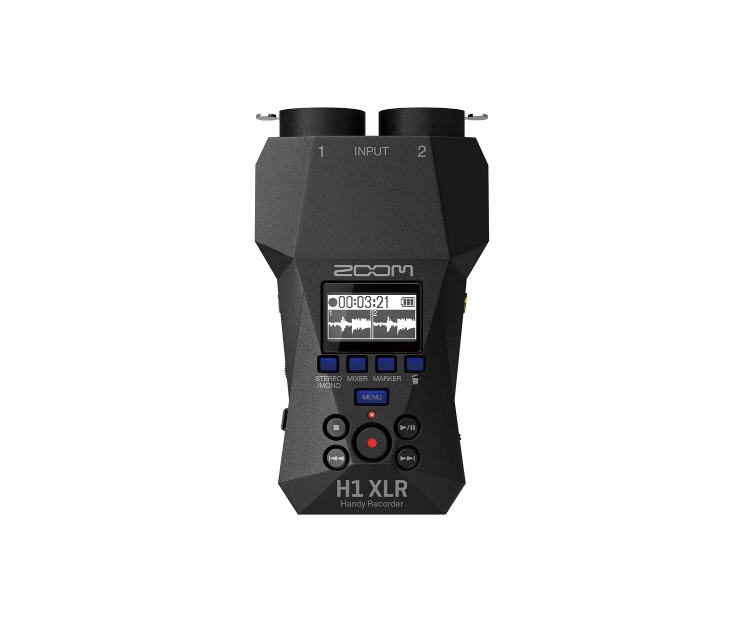 Zoom H1 XLR Handy Recorder with 32-Bit Float, Accessibility, 2 XLR/TRS