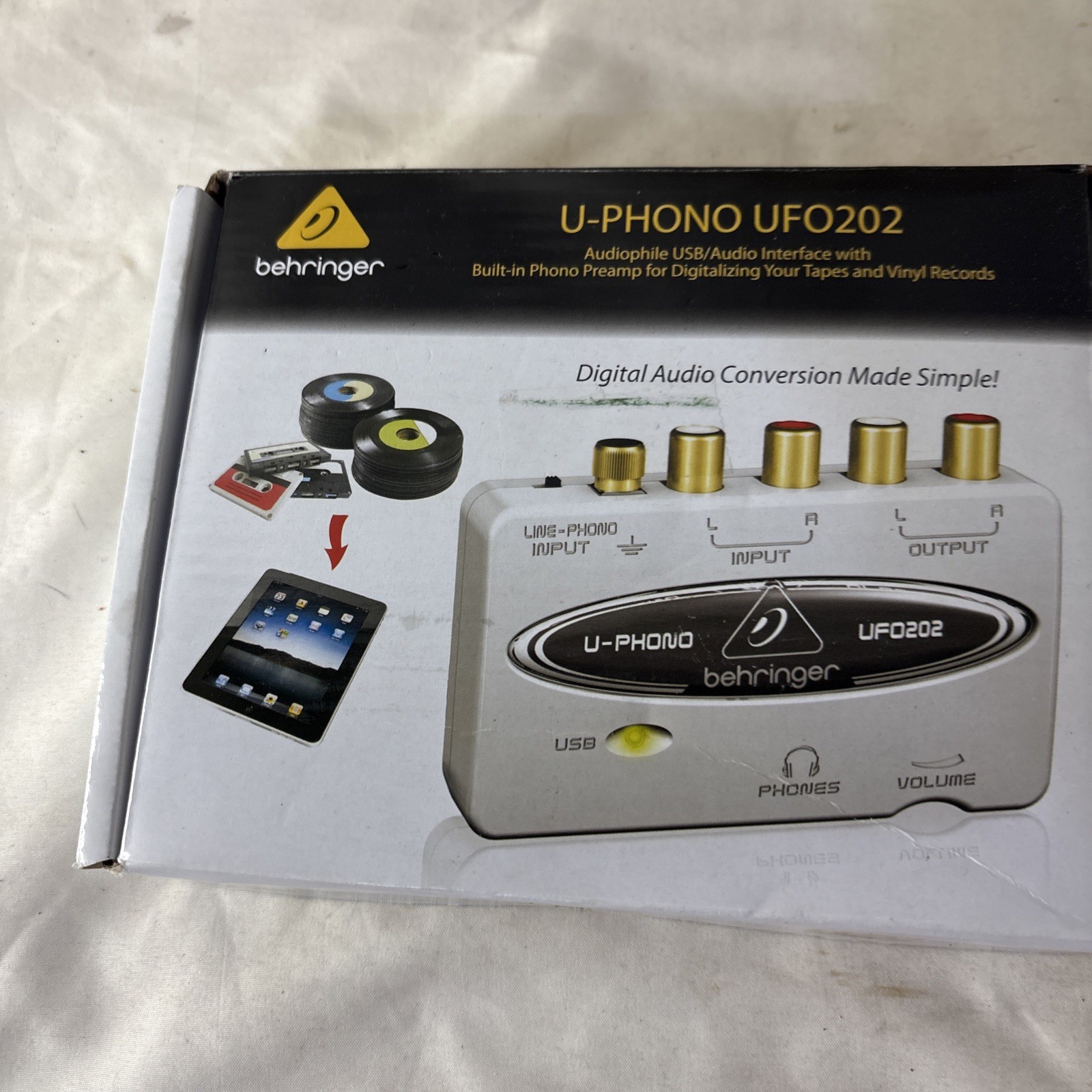 Behringer U-Phono UFO202 USB Audio Interface
