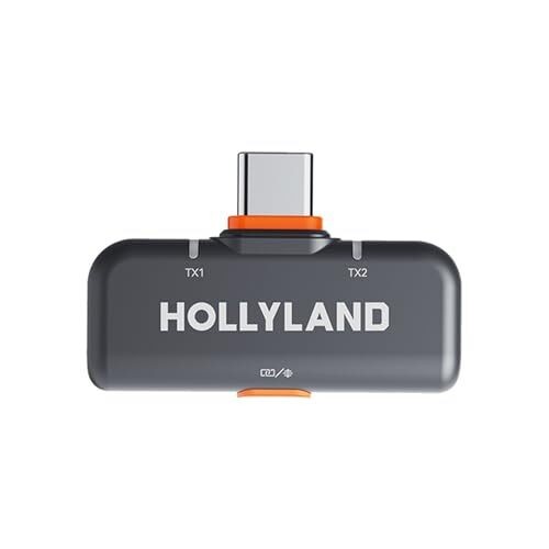 Hollyland Lark M2S USB-C 2.4 GHz Wireless Receiver For Mobile Devices Gray