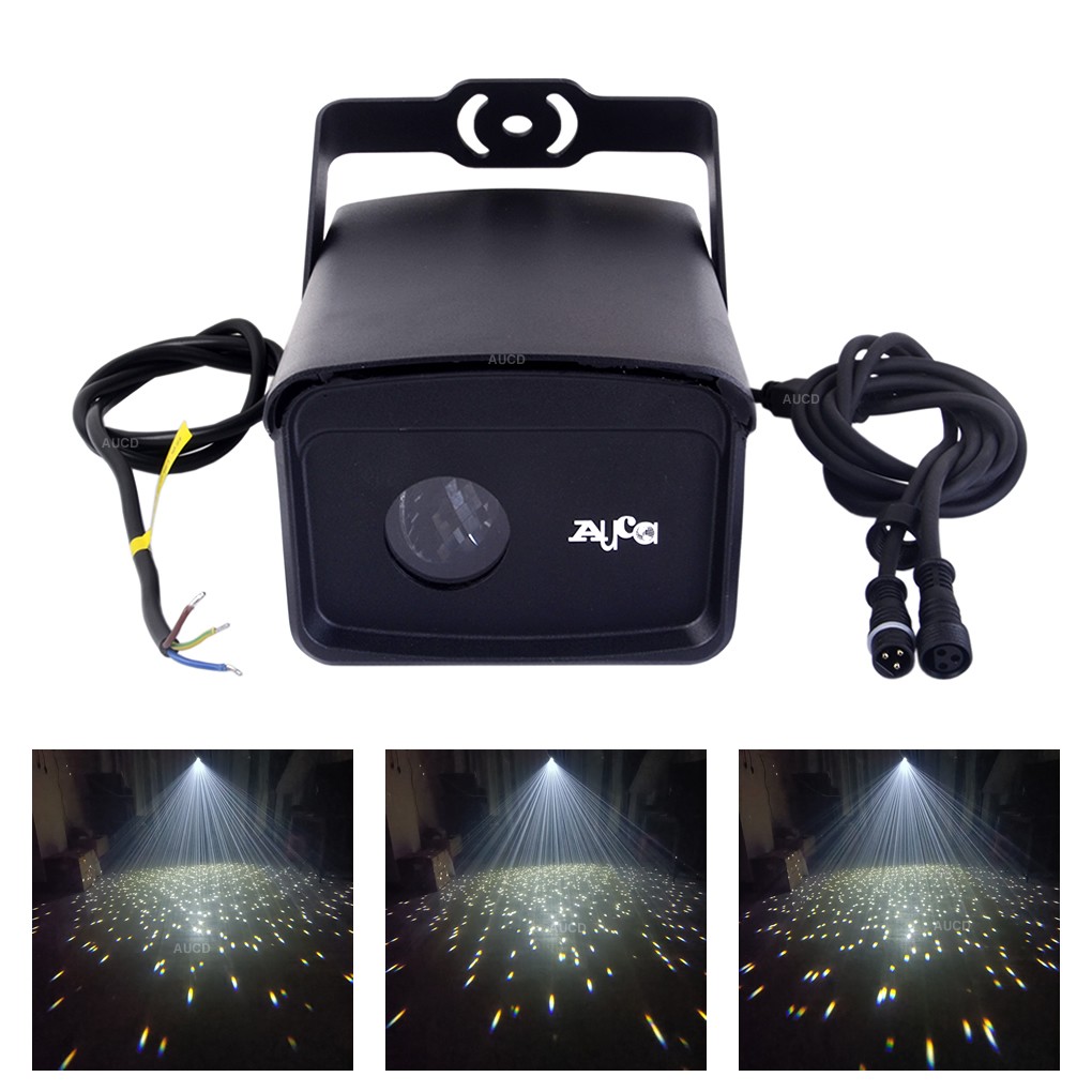 6W IP65 White Starlight Laser Projector DMX Disco Ball DJ Party Show Stage Light