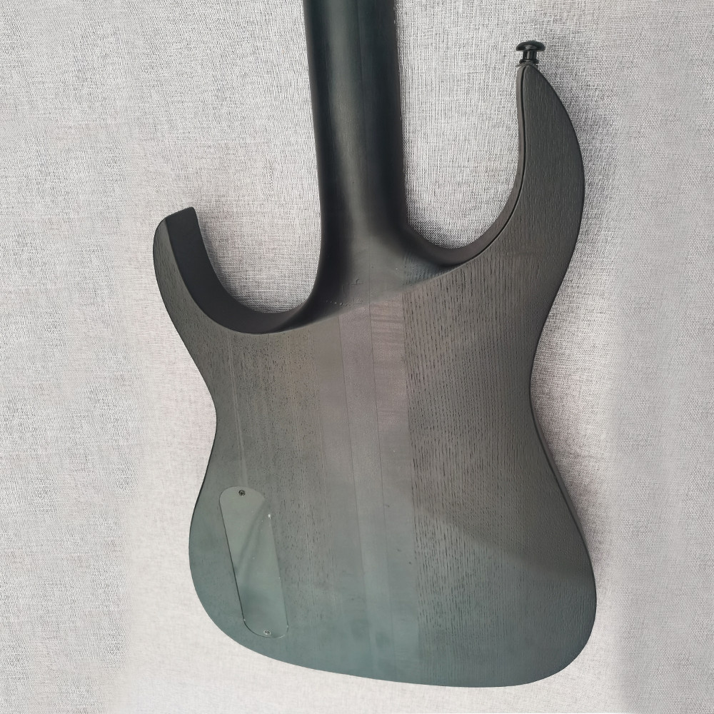 6 String Electric Guitar Neck Through the Body 24frets solid BK part black body