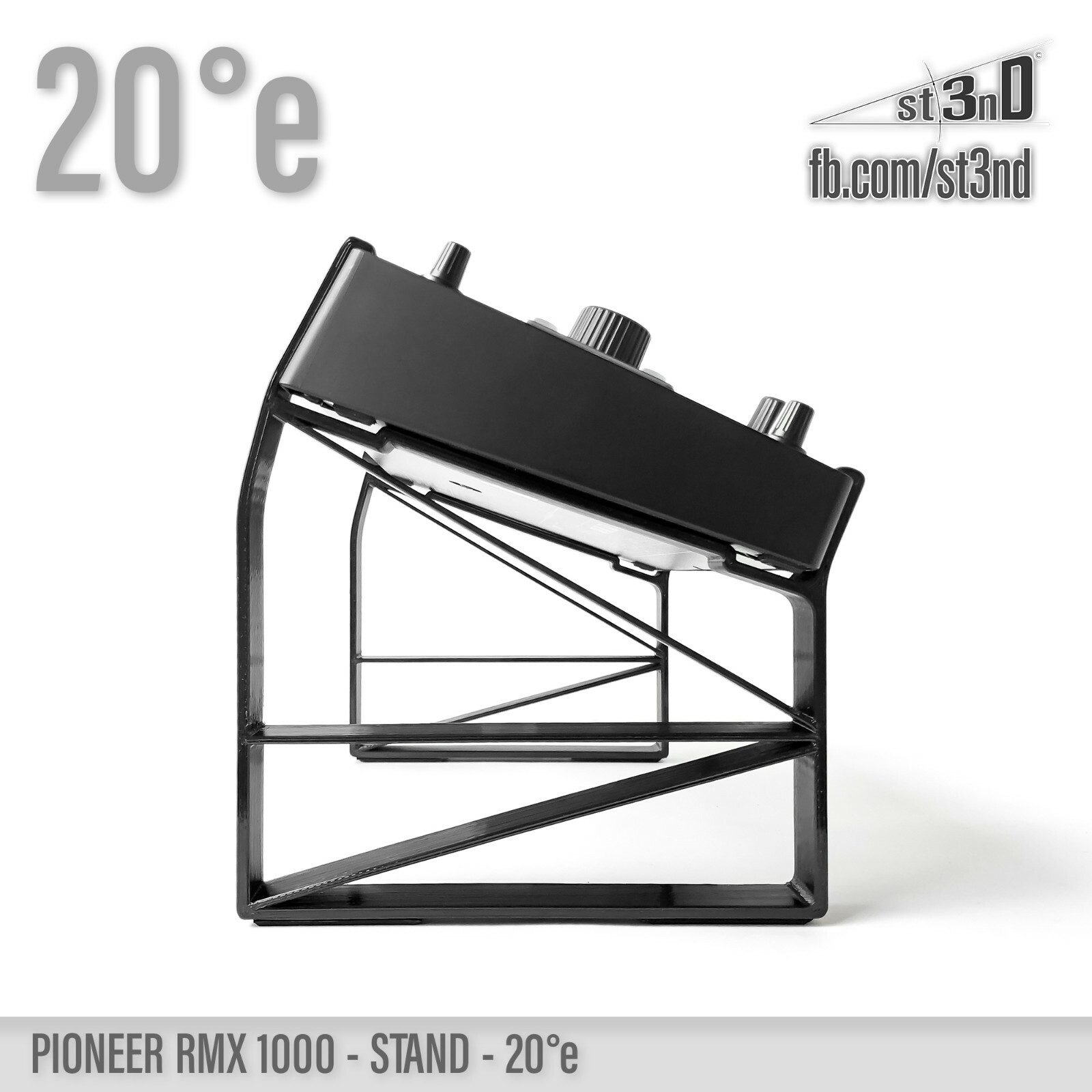 STAND for PIONEER RMX-1000 20° elevated – 3D printed – 100% Buyer Satisfaction