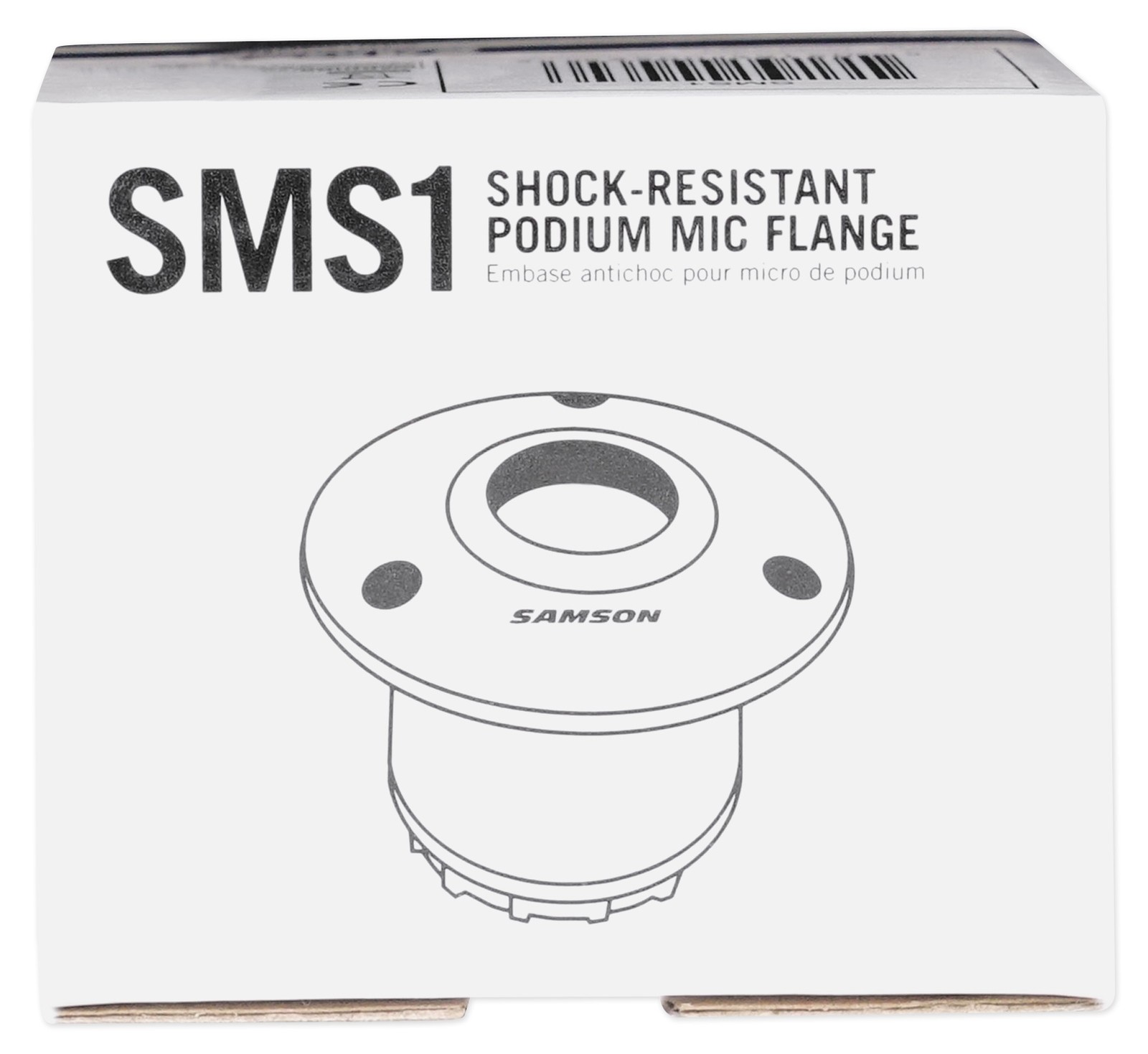 Samson SMS1 Podium Microphone Base Shock/Flange Mount For CM15P+CM20P Mics