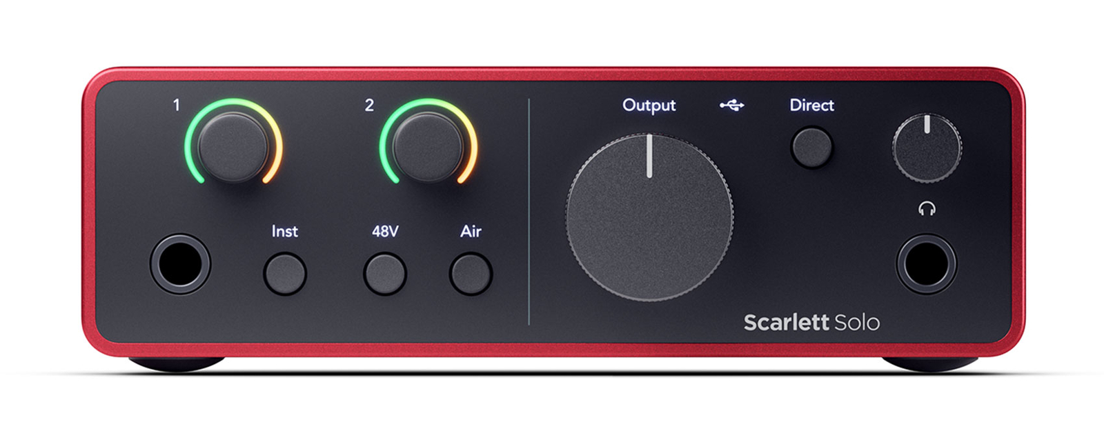Focusrite Scarlett Solo 4th Gen Studio Recording USB Audio Interface+Microphone